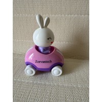 Zorvantech Adventures Little Buggy Vehicle Preschool Toy for Ages 3 and Up (Rabbit in Helicopter)